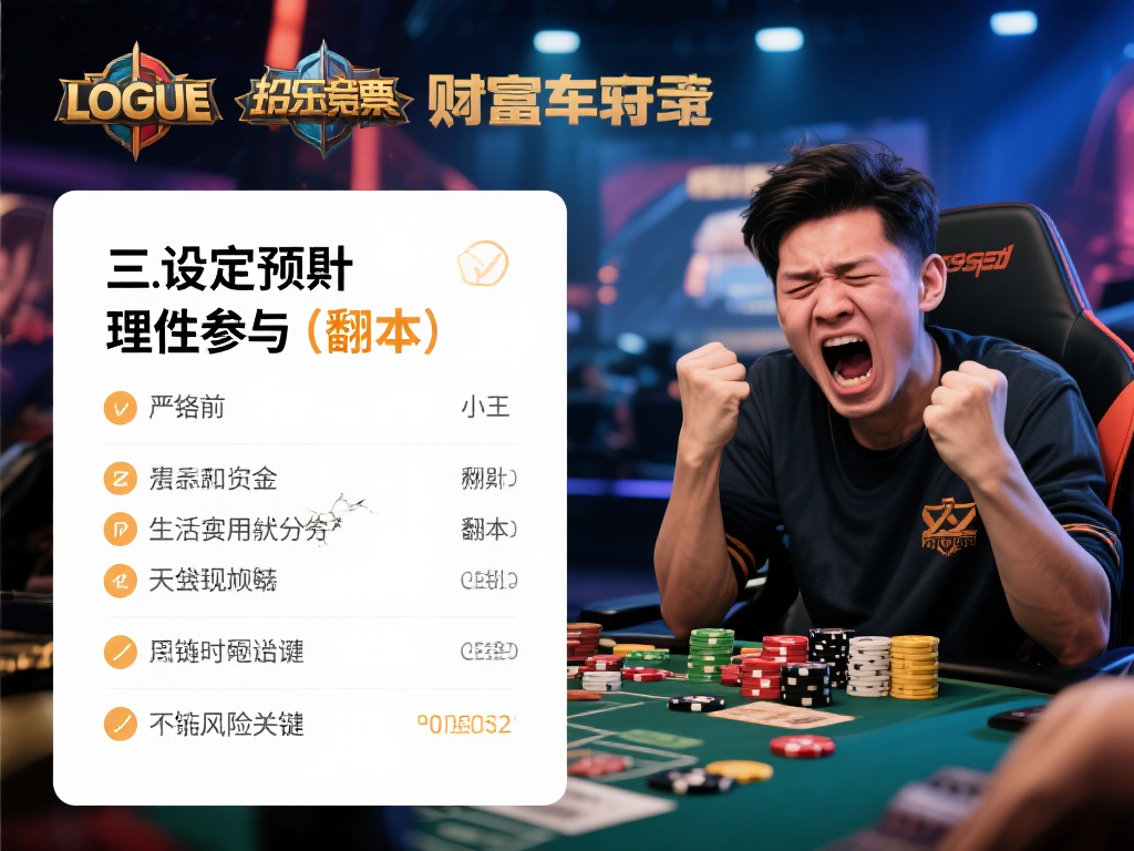 LOL电竞博彩安全指南:参与时需注意的关键事项 三、设定预算 理性参与
LOL电竞博彩