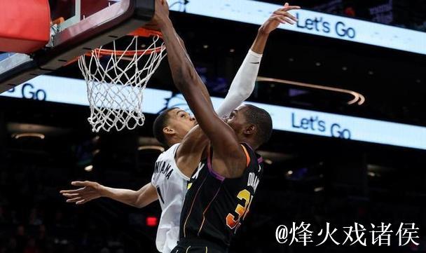 文班亚马42分带领马刺胜老鹰 杜兰特37+10难救太阳负步行者